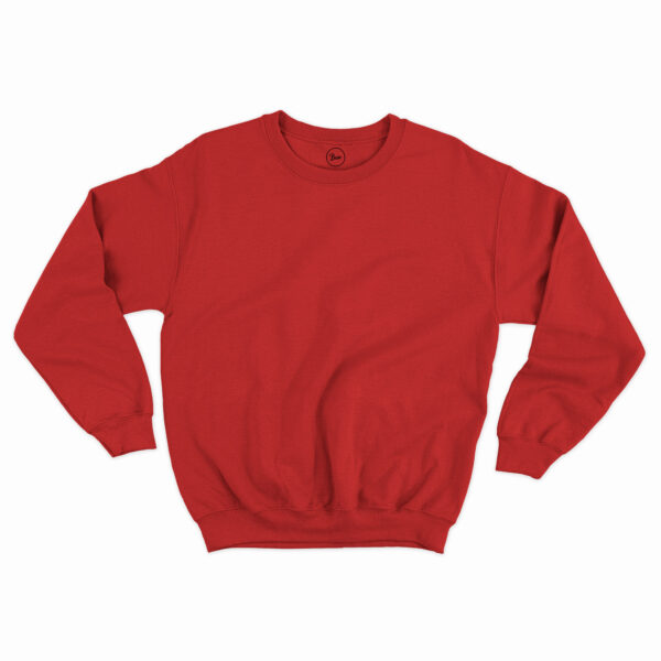 Basic sweatshirt red