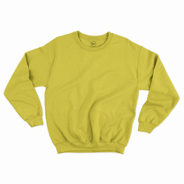 Basic sweatshirt yellow